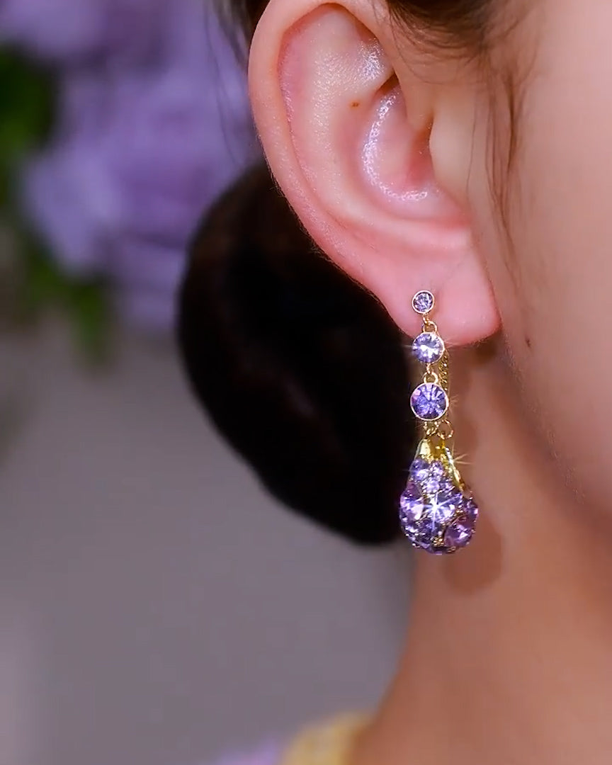 Blossom hoops earrings