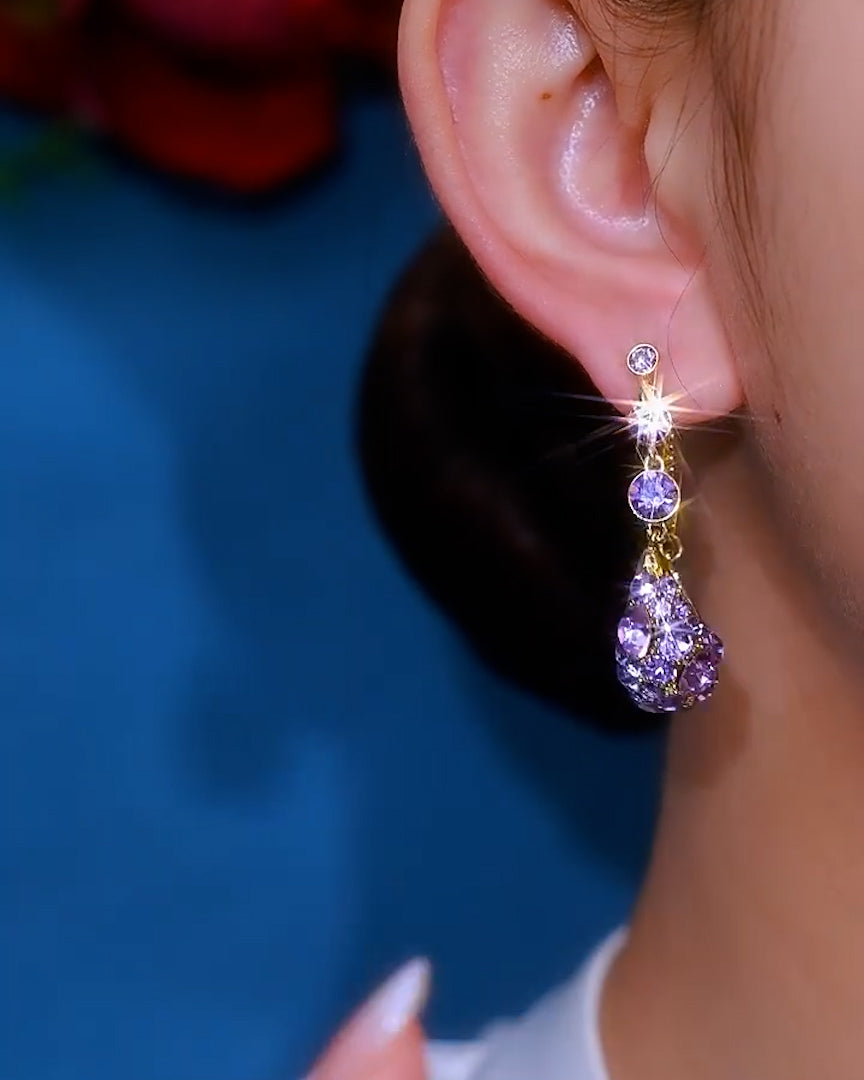 Blossom hoops earrings