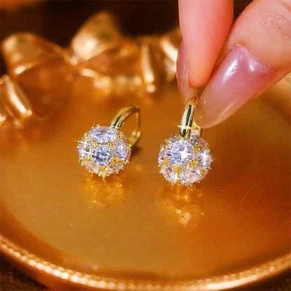 Golden dusk earrings