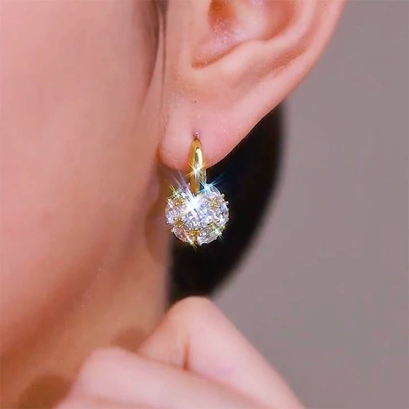 Golden dusk earrings