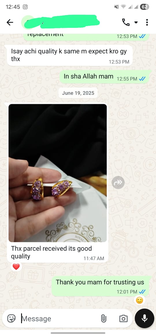 WhatsApp customer review 5