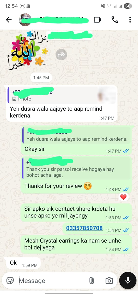 WhatsApp customer review 1