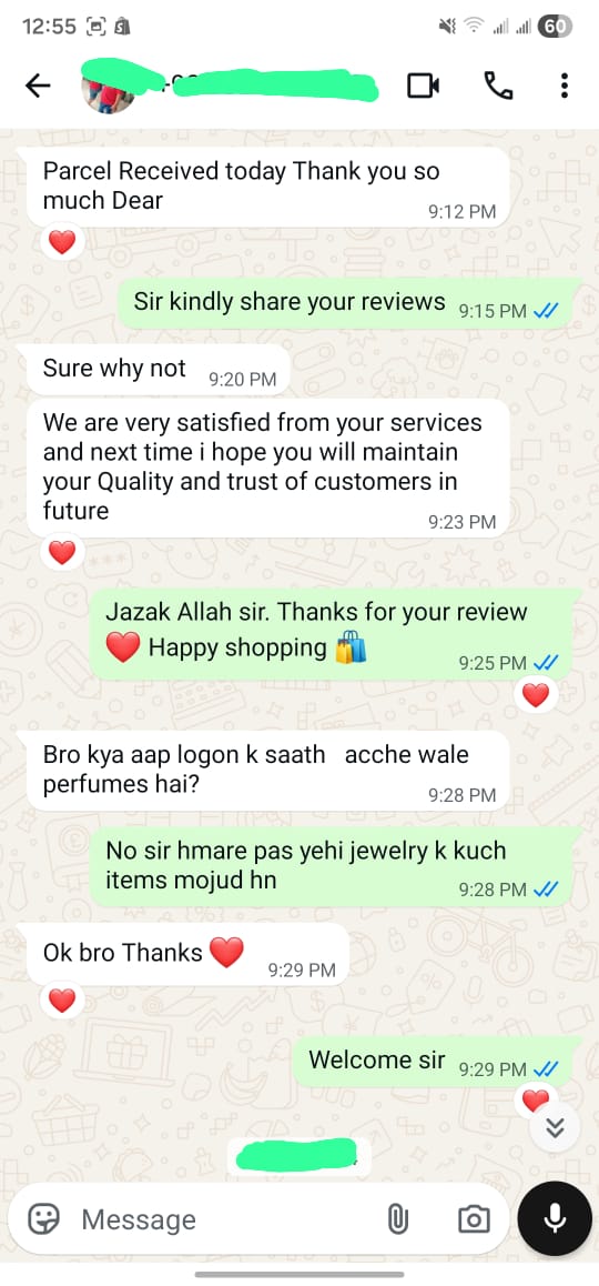 WhatsApp customer review 2